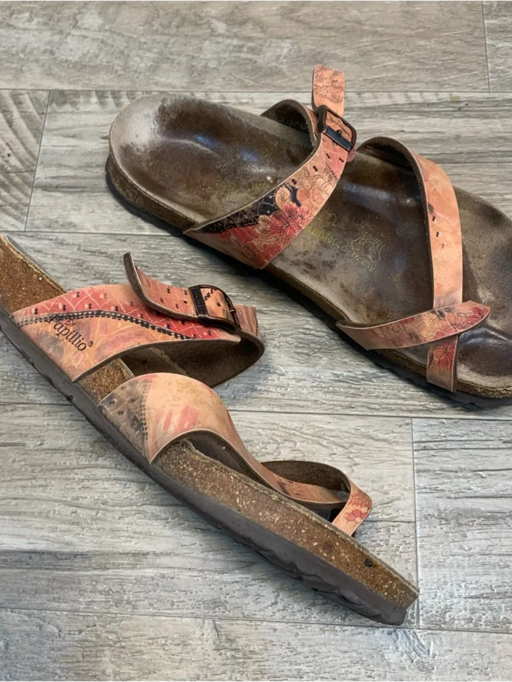 Birkenstock Papillio Mayari Strappy Buckle Floral Sandals - Picture 2 of 10